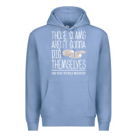 Colony Blue Clam Diggers Funny Quote Gift Long Beach Peninsula Premium Hoodie - minhPixels