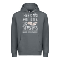 Rock Clam Diggers Funny Quote Gift Long Beach Peninsula Premium Hoodie - minhPixels