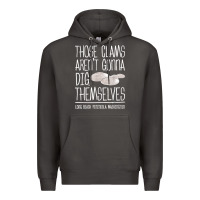 Smoke Clam Diggers Funny Quote Gift Long Beach Peninsula Premium Hoodie - minhPixels