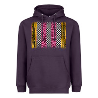 Plum race leopard brush stroke Heavyweight Hoodie - Artiststas