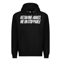 Black Ketamine  with Saying  Drugs Khole Dose Gift Idea Premium Hoodie - minhPixels