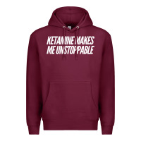 Burgundy Ketamine  with Saying  Drugs Khole Dose Gift Idea Premium Hoodie - minhPixels