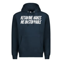 Navy Ketamine  with Saying  Drugs Khole Dose Gift Idea Premium Hoodie - minhPixels