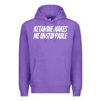 Purple Ketamine  with Saying  Drugs Khole Dose Gift Idea Premium Hoodie - minhPixels