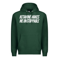 Sports Green Ketamine  with Saying  Drugs Khole Dose Gift Idea Premium Hoodie - minhPixels