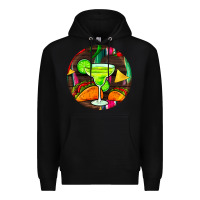 Black hispanic heritage month round earrings 2 Premium Hoodie - BundleAndBundleShop