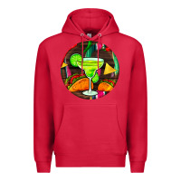 Cardinal hispanic heritage month round earrings 2 Premium Hoodie - BundleAndBundleShop