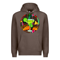 Coffee hispanic heritage month round earrings 2 Premium Hoodie - BundleAndBundleShop