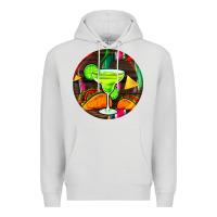 Dove Grey hispanic heritage month round earrings 2 Premium Hoodie - BundleAndBundleShop