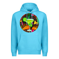 Ocean Blue hispanic heritage month round earrings 2 Premium Hoodie - BundleAndBundleShop