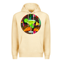 Pina Colada hispanic heritage month round earrings 2 Premium Hoodie - BundleAndBundleShop