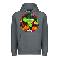 Rock hispanic heritage month round earrings 2 Premium Hoodie - BundleAndBundleShop