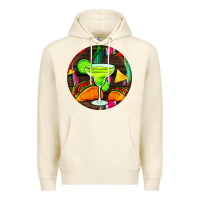 Sandshell hispanic heritage month round earrings 2 Premium Hoodie - BundleAndBundleShop
