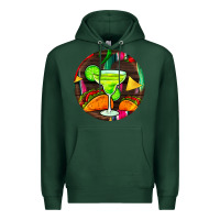 Sports Green hispanic heritage month round earrings 2 Premium Hoodie - BundleAndBundleShop