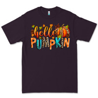 Plum Hello pumpkin Premium Tee - RanaPortraitStore