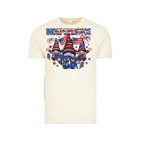 Vintage Arctic Independence Day with gnomies Vintage Tee - HowdyJamesFarm