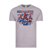Vintage Zinc Independence Day with gnomies Vintage Tee - HowdyJamesFarm