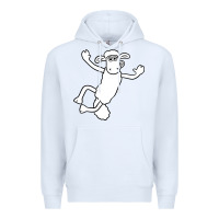White shaun the sheep Premium Hoodie - minhPixels
