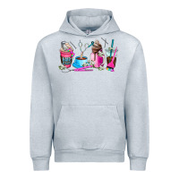 Heather Grey hair stylist coffee cup Urban Hoodie - AdoDesignShop