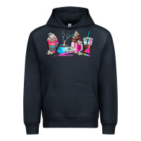 Navy hair stylist coffee cup Urban Hoodie - AdoDesignShop
