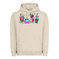 Pigment French Oak hair stylist coffee cup Urban Hoodie - AdoDesignShop