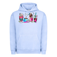 Pigment Grape Ice hair stylist coffee cup Urban Hoodie - AdoDesignShop