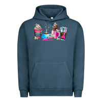 Pigment Midnight Navy hair stylist coffee cup Urban Hoodie - AdoDesignShop