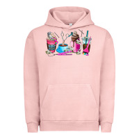 Pigment Salmon hair stylist coffee cup Urban Hoodie - AdoDesignShop
