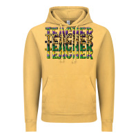 Vintage Mustard teacher mardi gras Vintage Hoodie - CowGirlArtShop