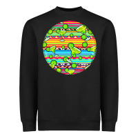 Black hispanic heritage month round earrings 3 Heavyweight Sweatshirt - BundleAndBundleShop