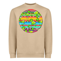 Mushroom hispanic heritage month round earrings 3 Heavyweight Sweatshirt - BundleAndBundleShop
