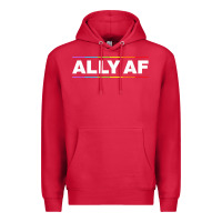 Cardinal Ally AF Pride Rainbow Shirt  Proud LGBTQ Ally TShirt Premium Hoodie - minhPixels