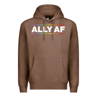 Chestnut Ally AF Pride Rainbow Shirt  Proud LGBTQ Ally TShirt Premium Hoodie - minhPixels