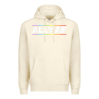 Sandshell Ally AF Pride Rainbow Shirt  Proud LGBTQ Ally TShirt Premium Hoodie - minhPixels