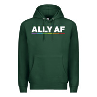 Sports Green Ally AF Pride Rainbow Shirt  Proud LGBTQ Ally TShirt Premium Hoodie - minhPixels