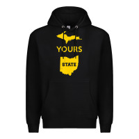 Black Up Yours State Of Ohio Funny Anti Oh Pro Michigan Meme Premium Hoodie - minhPixels