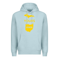 Blue Mist Up Yours State Of Ohio Funny Anti Oh Pro Michigan Meme Premium Hoodie - minhPixels