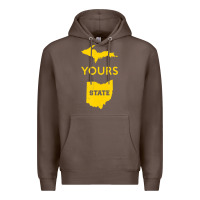 Coffee Up Yours State Of Ohio Funny Anti Oh Pro Michigan Meme Premium Hoodie - minhPixels
