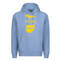 Colony Blue Up Yours State Of Ohio Funny Anti Oh Pro Michigan Meme Premium Hoodie - minhPixels