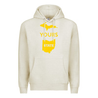 Oatmeal Heather Up Yours State Of Ohio Funny Anti Oh Pro Michigan Meme Premium Hoodie - minhPixels