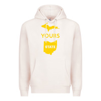 Pale Pink Up Yours State Of Ohio Funny Anti Oh Pro Michigan Meme Premium Hoodie - minhPixels