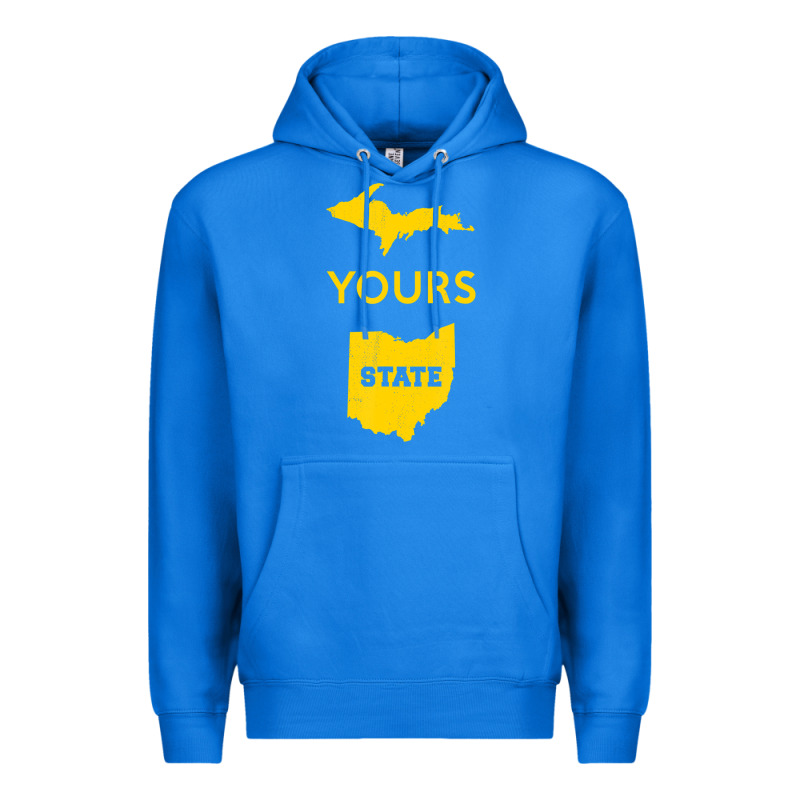 Up Yours State Of Ohio Funny Anti Oh Pro Michigan Meme Premium Hoodie by minhPixels | Teevron