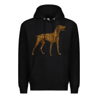 Black Vizsla Dog Owner Funny Gift I Love My Vizsla Dog Vizsla Premium Hoodie - minhPixels