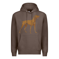 Coffee Vizsla Dog Owner Funny Gift I Love My Vizsla Dog Vizsla Premium Hoodie - minhPixels