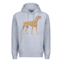 Heather Grey Vizsla Dog Owner Funny Gift I Love My Vizsla Dog Vizsla Premium Hoodie - minhPixels
