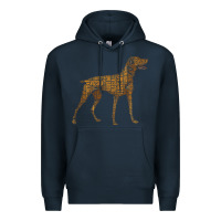 Navy Vizsla Dog Owner Funny Gift I Love My Vizsla Dog Vizsla Premium Hoodie - minhPixels