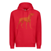 Red Vizsla Dog Owner Funny Gift I Love My Vizsla Dog Vizsla Premium Hoodie - minhPixels
