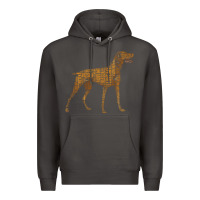 Smoke Vizsla Dog Owner Funny Gift I Love My Vizsla Dog Vizsla Premium Hoodie - minhPixels