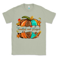 Matcha pumpkin thankful and blessed Classic Tee - NancyCooperArtShop