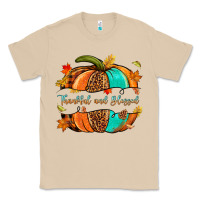 Mushroom pumpkin thankful and blessed Classic Tee - NancyCooperArtShop